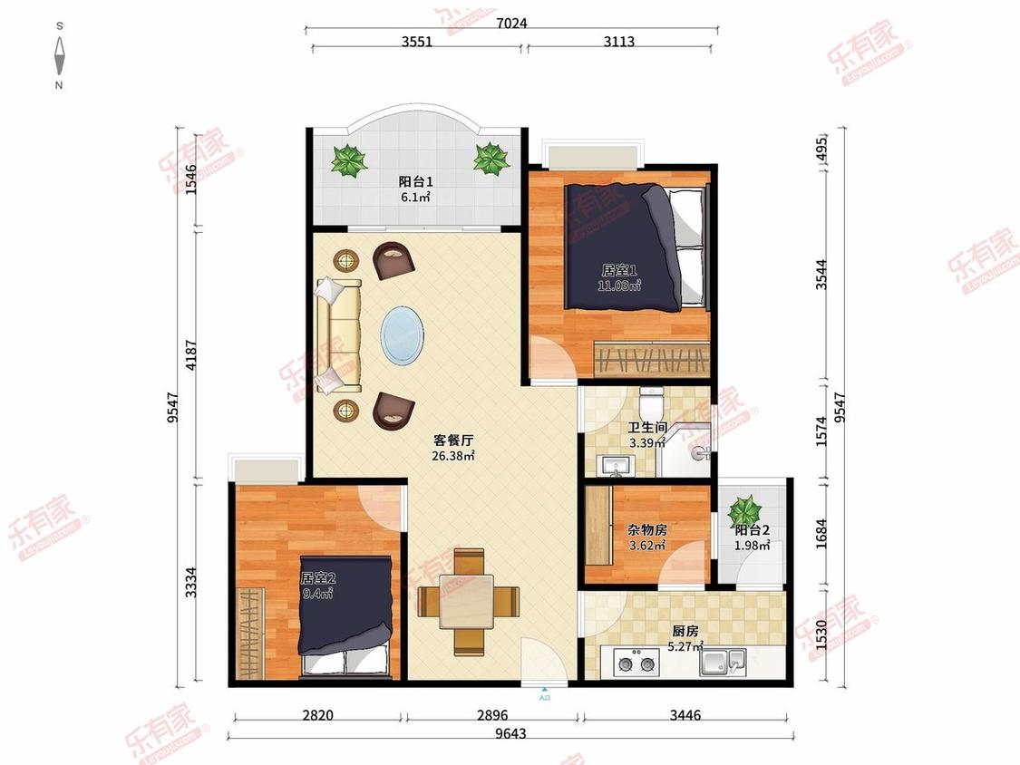 整租·中仪花园