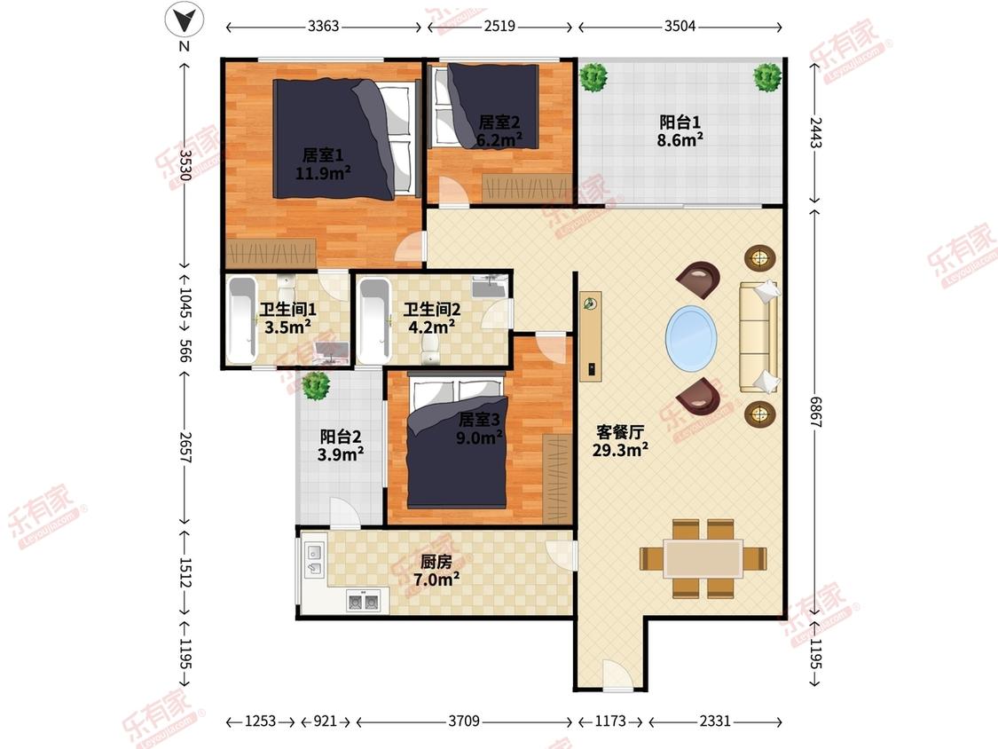 整租·中铭新达城