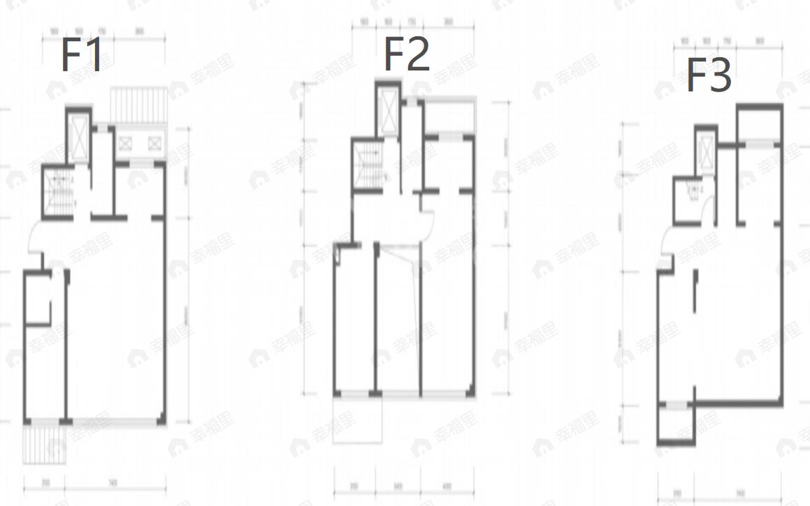 4室2厅3卫建面190平南|北户型图