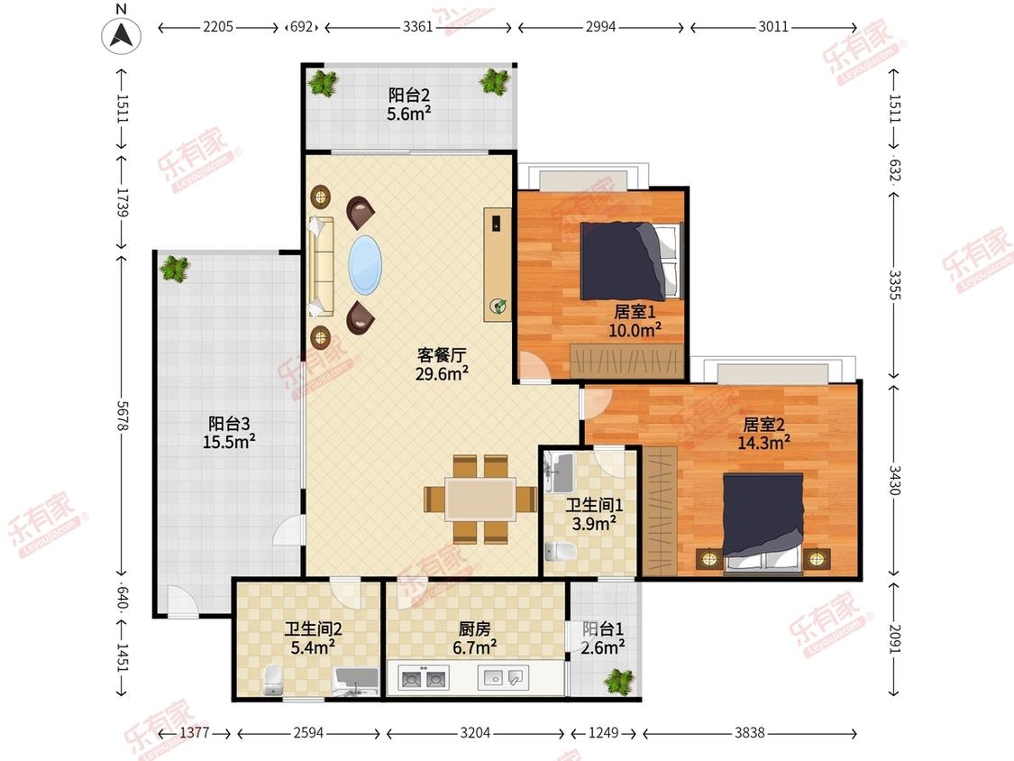 整租·凯茵新城(雅湖居)