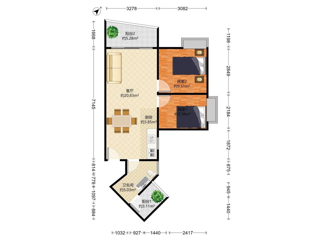 整租·嘉宝田花园