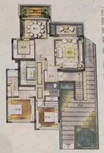 湘江壹号7室4厅5卫户型图