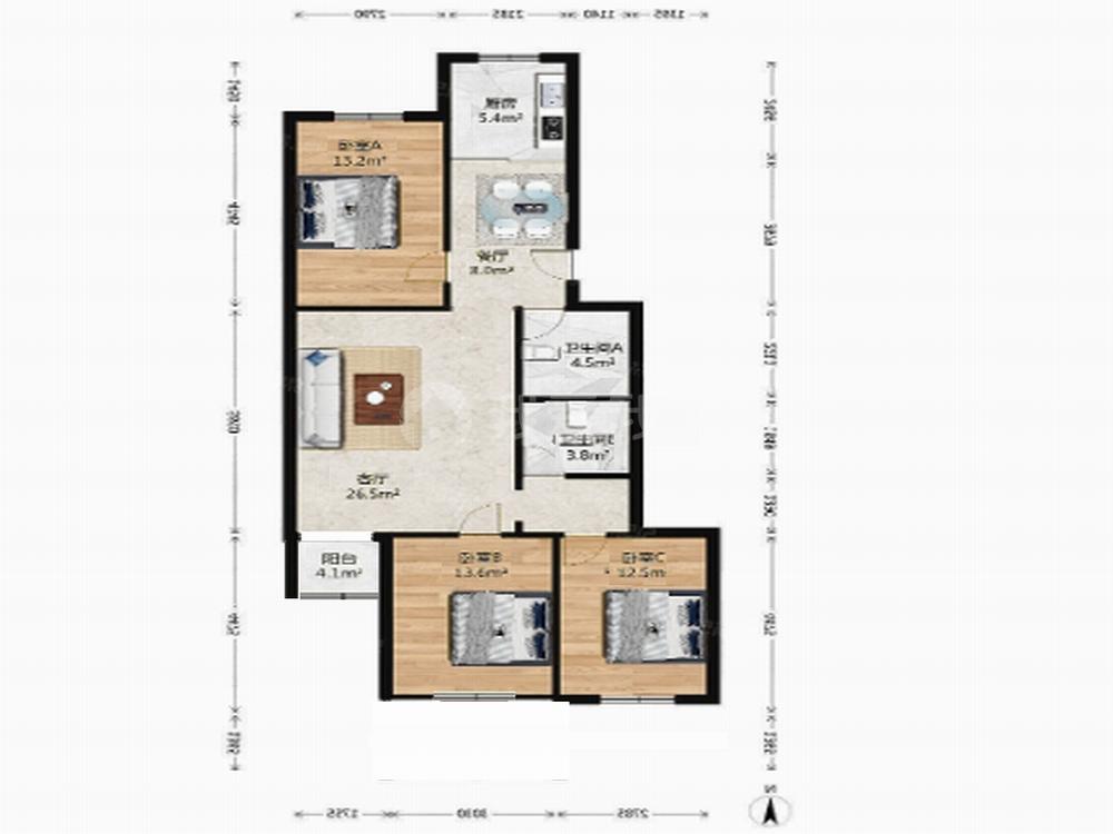整租·拱辰北大街甲11小区