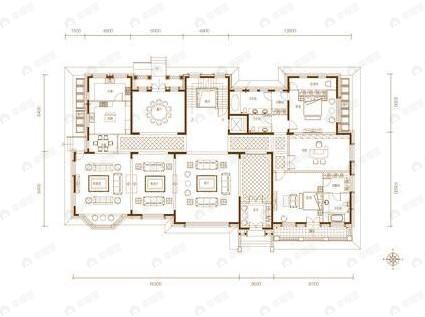 天恒半山世家7室2厅4卫户型图