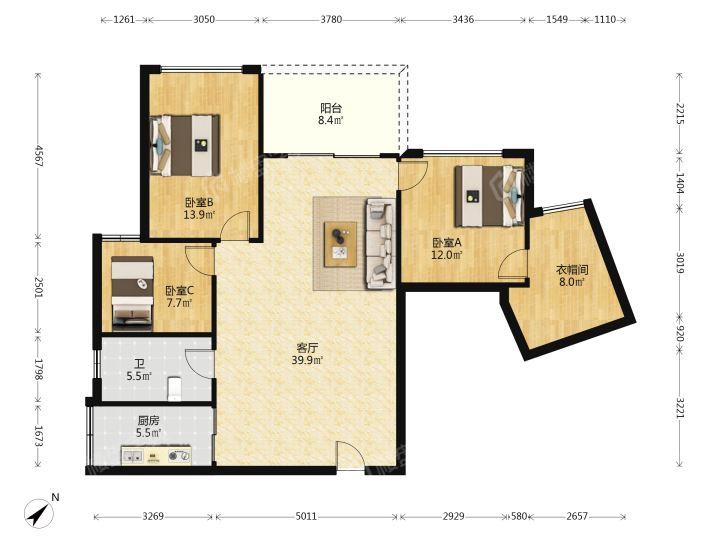 整租·兰亭国际名园
