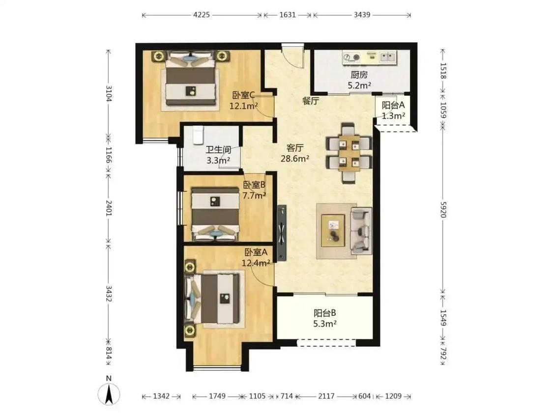 整租·中海锦城国际