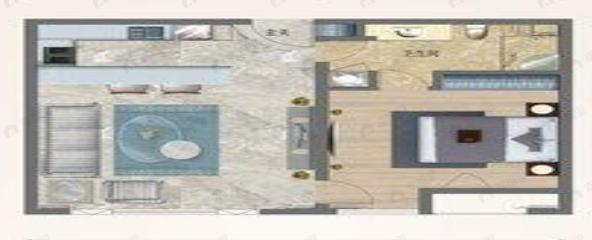 奥山光谷世纪城1室1厅1卫户型图