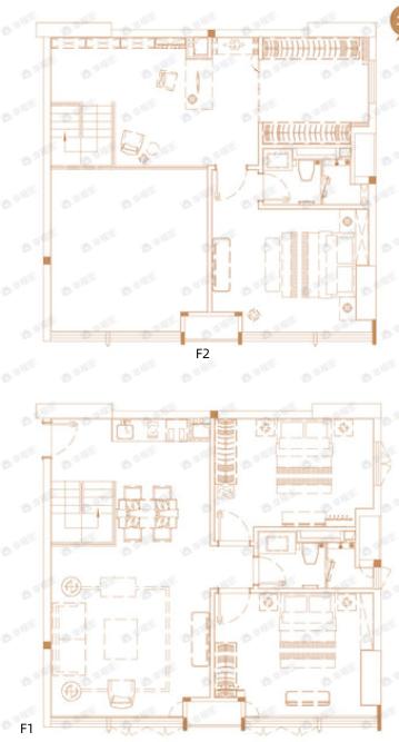 富力华庭3室2厅1卫户型图