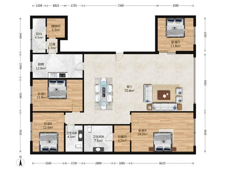 整租·US联邦公寓