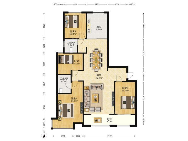 整租·太原万科翡翠公园