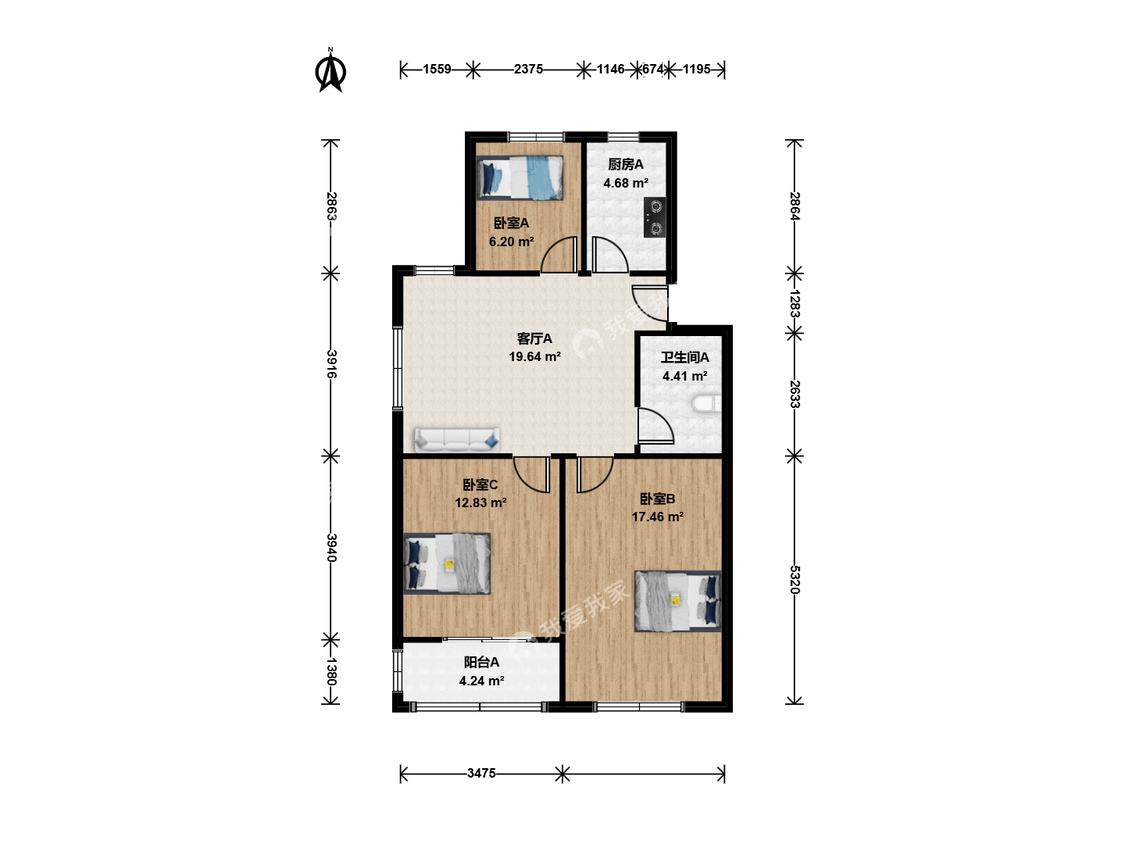 整租·周东二村