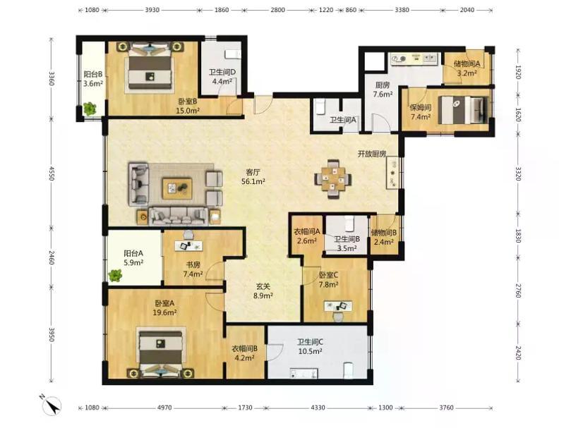 整租·金地格林世界(格林公馆)