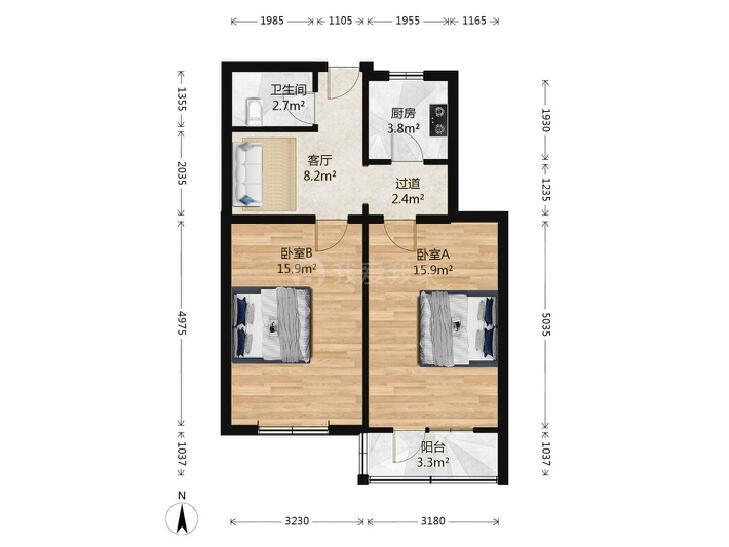 整租·呼家楼北街