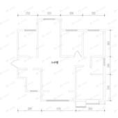 4室2厅2卫建面140平北|南户型图
