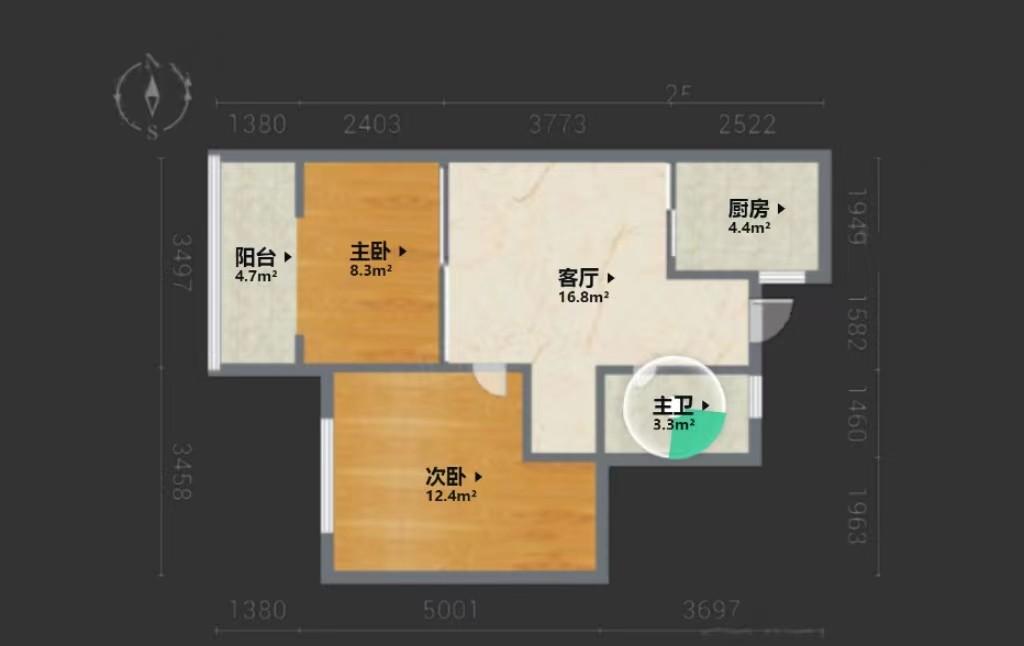 整租·双山小区(南区）