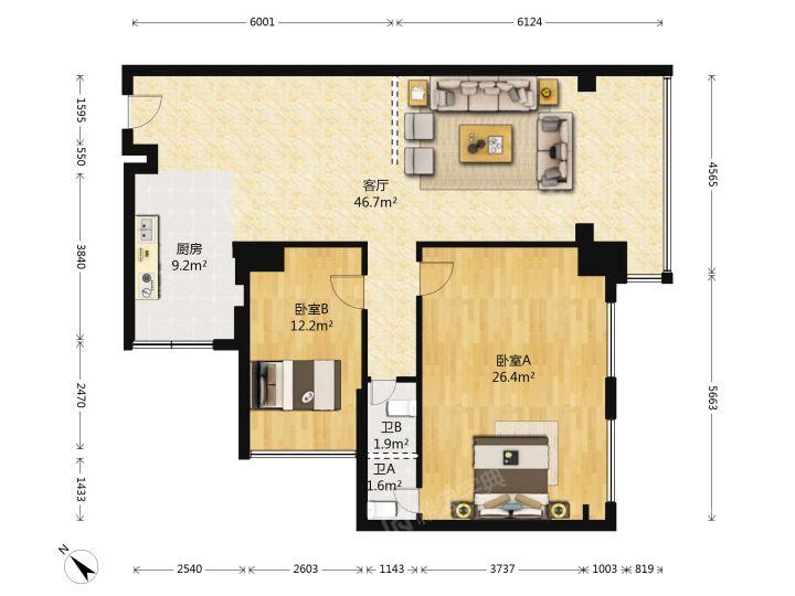 整租·怡翠晋盛(御园)