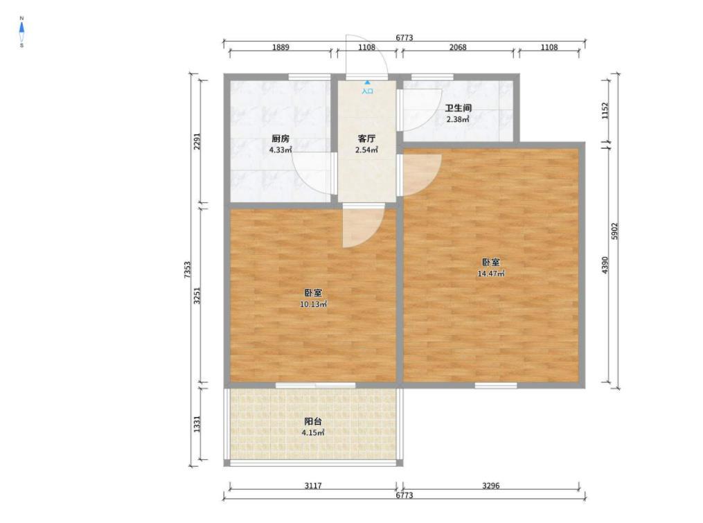 整租·扇骨里小区
