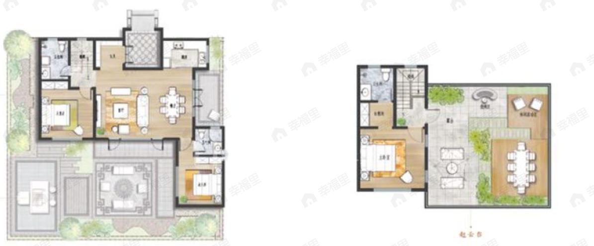 天泰桃花源3室2厅3卫户型图