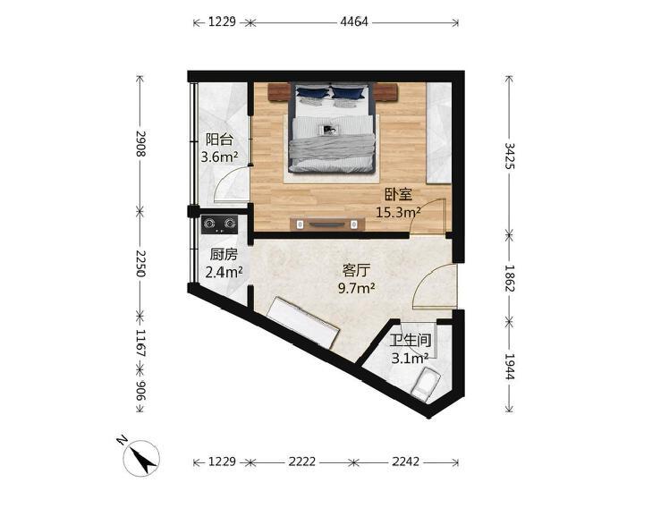 整租·真武庙(六里)