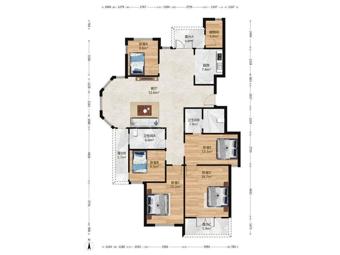 整租·绿城百合公寓(北区)