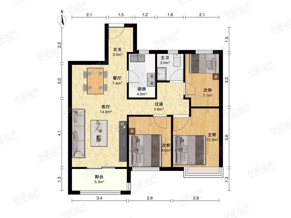 整租·万科金色领域