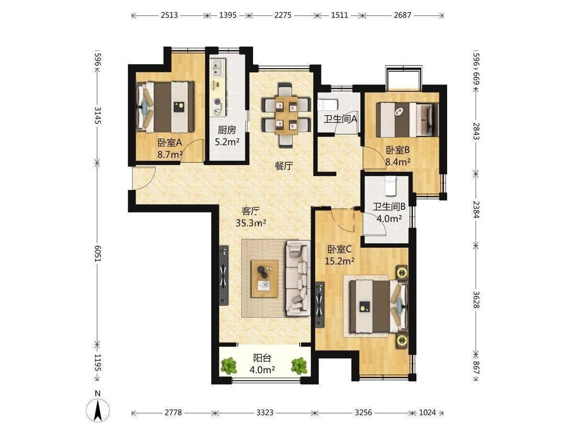 整租·中邦大都会