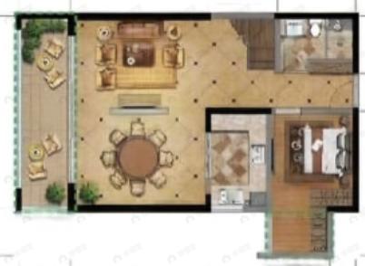 4室2厅3卫建面137平南户型图
