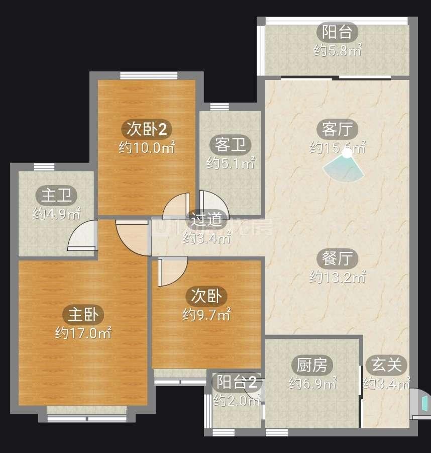 整租·恒大中央公园(A区)