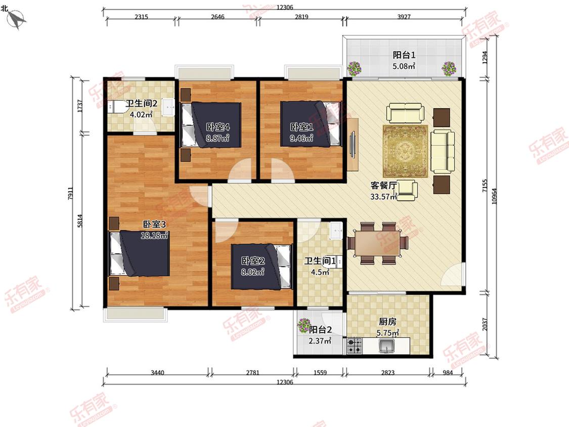 整租·珠江御景山庄