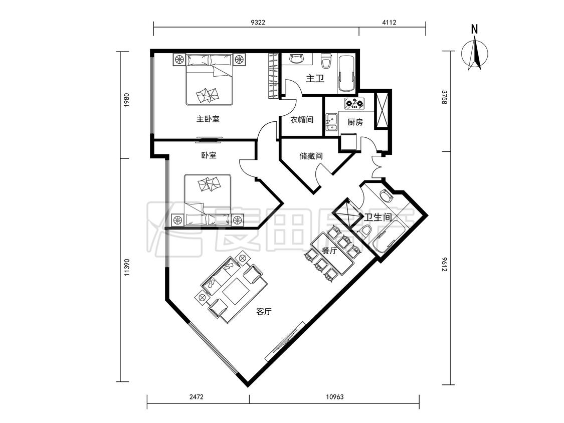 整租·新世界太华公寓