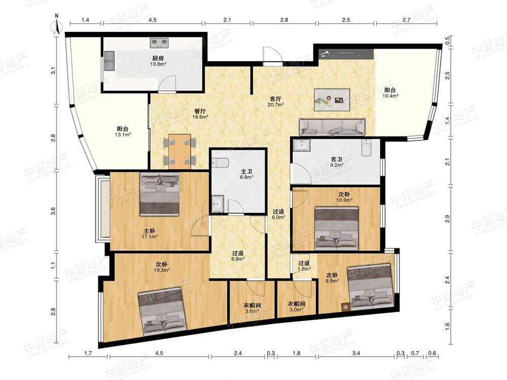 整租·仁恒滨江园