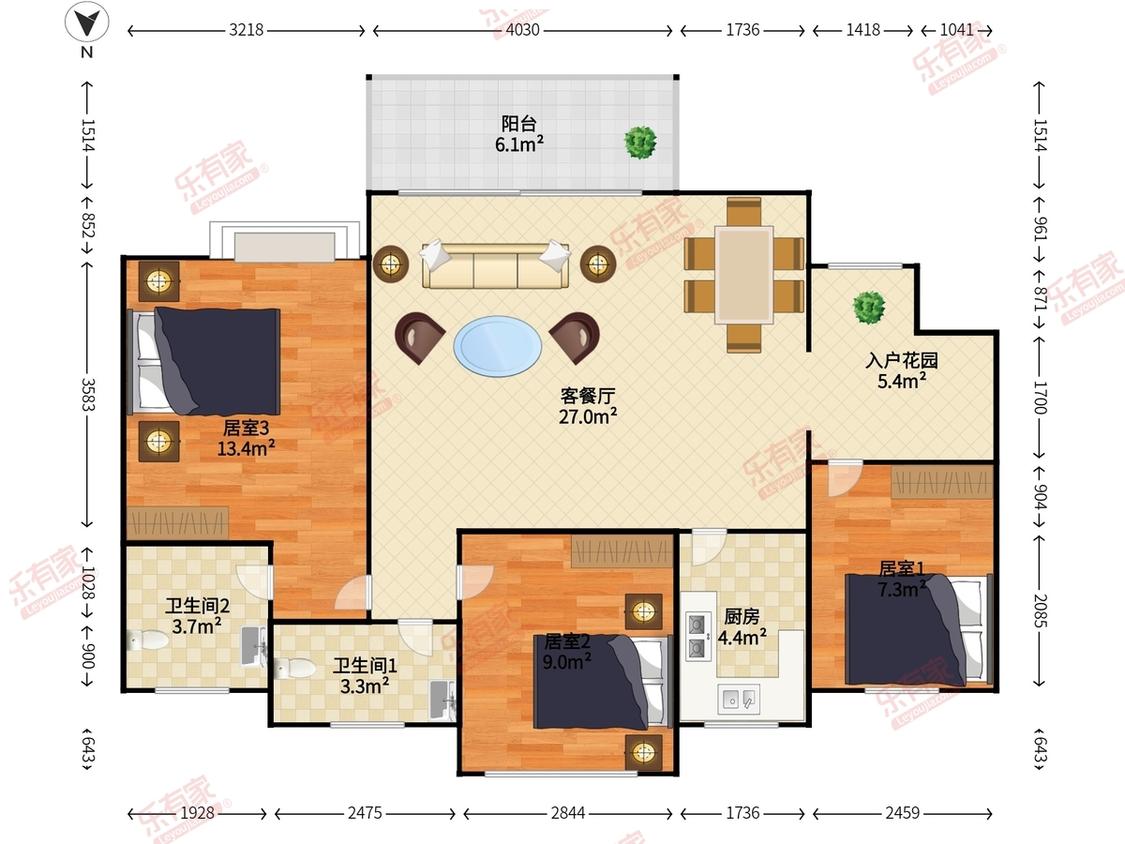 整租·帕佳图世家