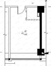 天地源悦熙广场1室1厅1卫户型图
