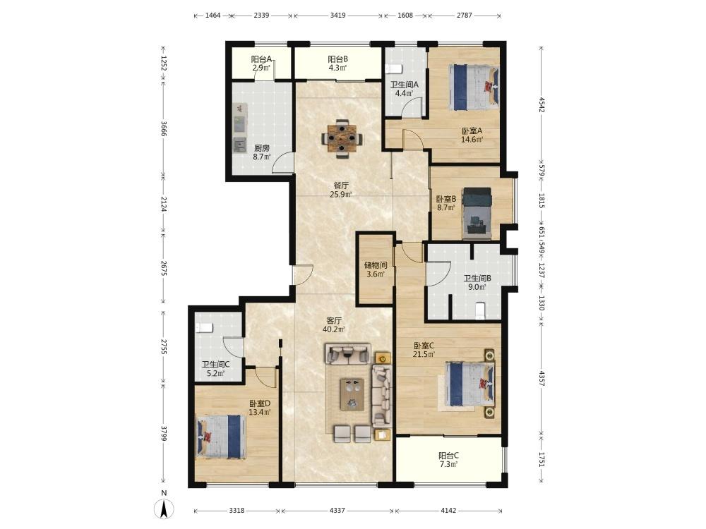 整租·融创中原壹号院