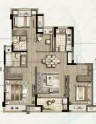 象屿印溪佳园4室2厅2卫户型图
