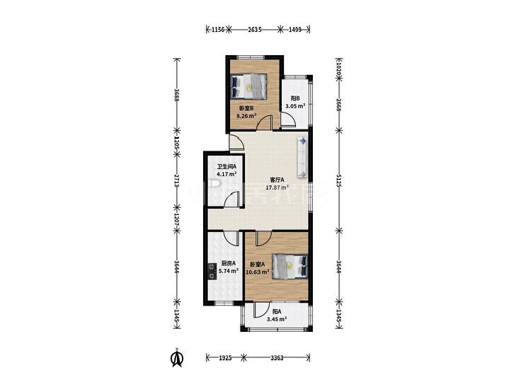整租·定福庄西里(一号院南区)