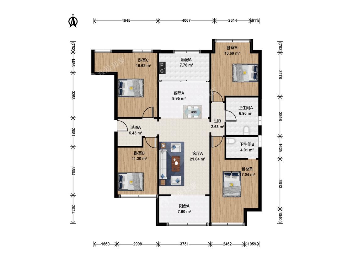 整租·太阳星辰花园(天邑)