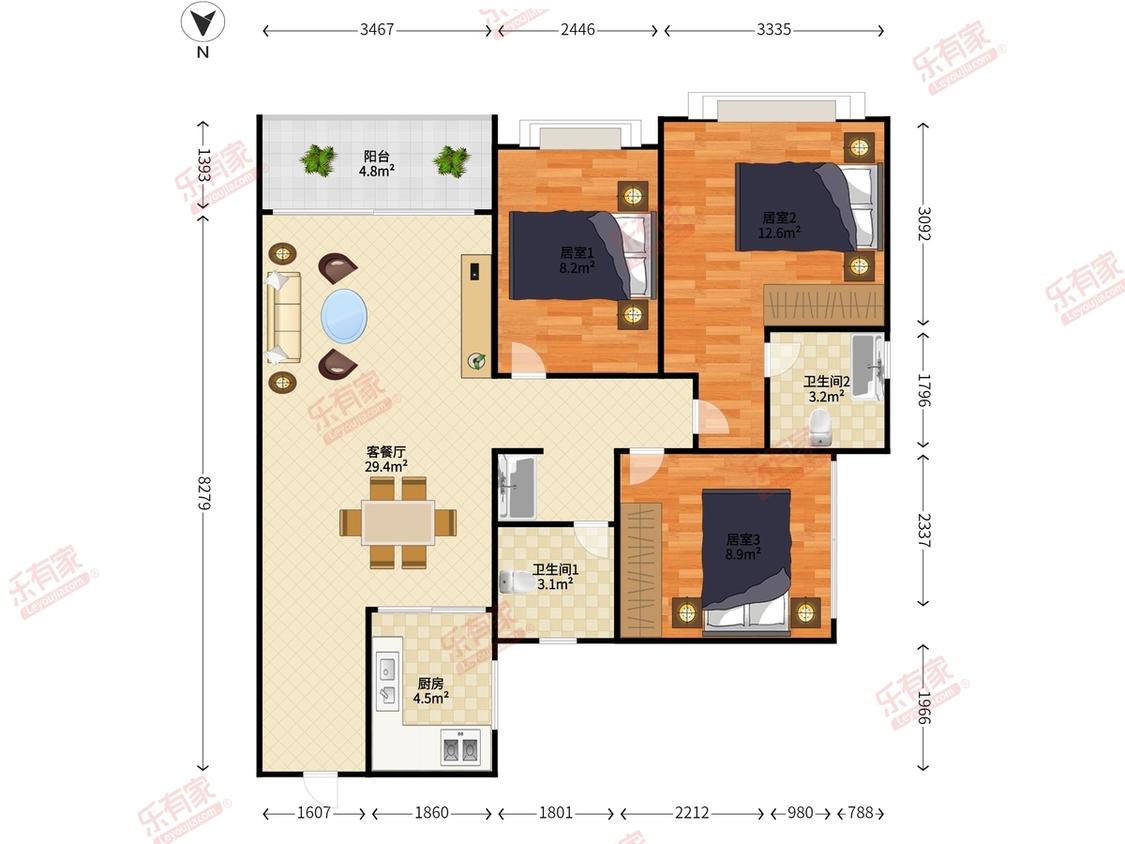 整租·鸿荣源壹城中心(第三区)
