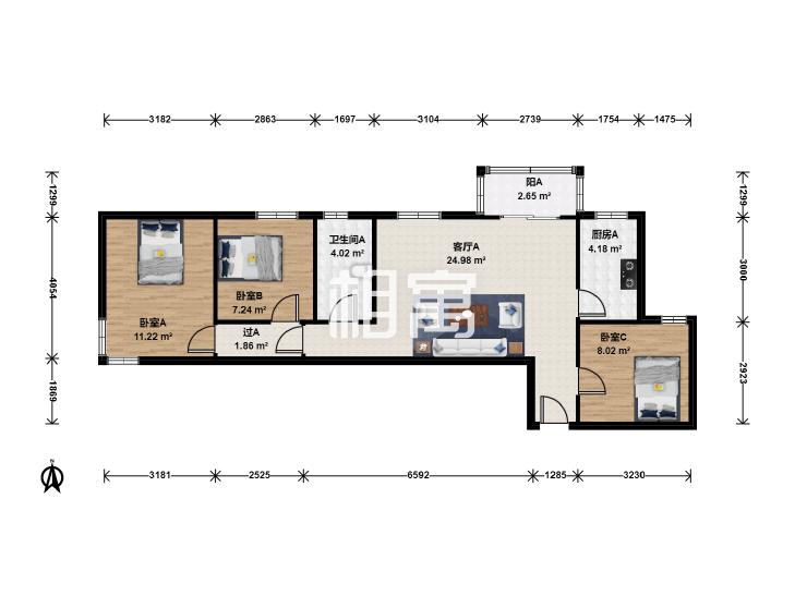 整租·梵谷水郡