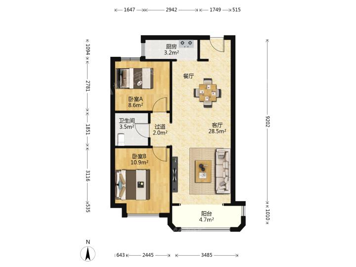 整租·金地褐石公馆