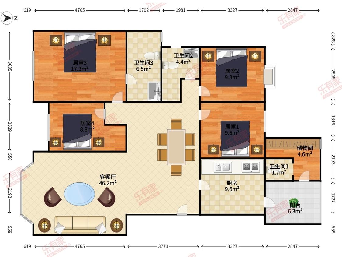 整租·东方玫瑰花园