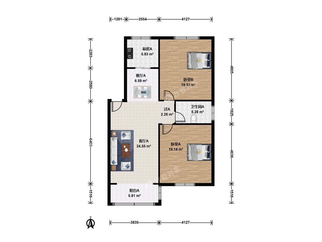 整租·富丽山庄