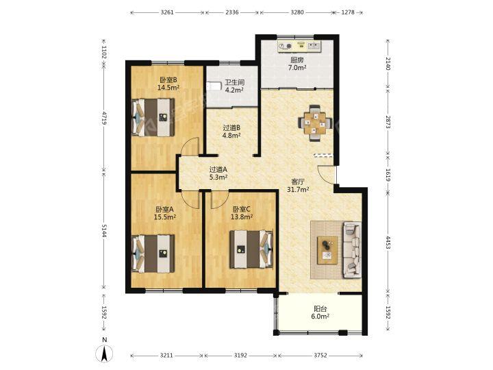 整租·秦淮花苑(福园)