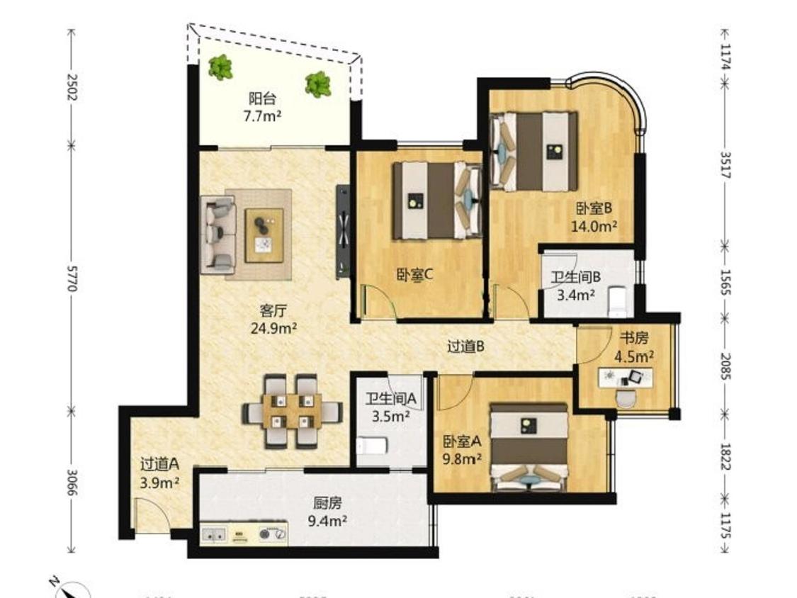 整租·洋世达南滨特区