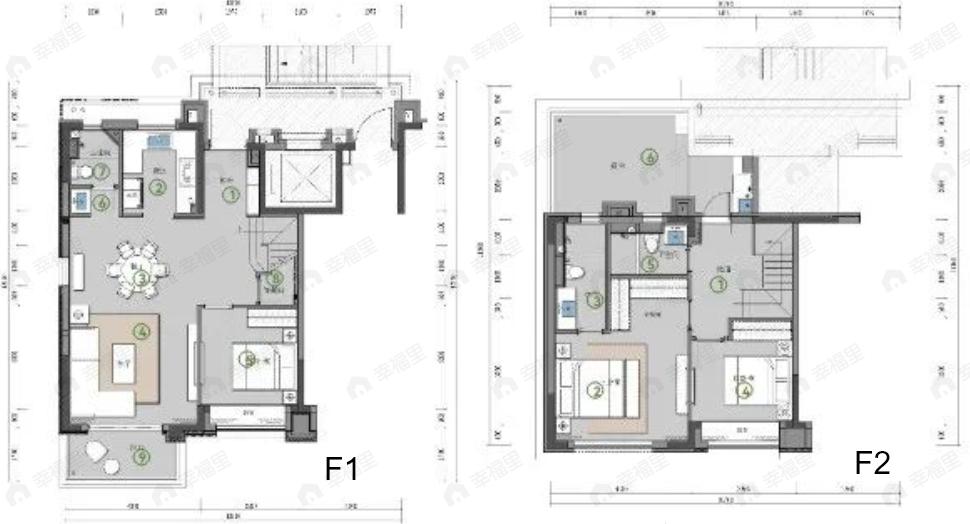 瑞仕半岛璟庭3室2厅3卫户型图