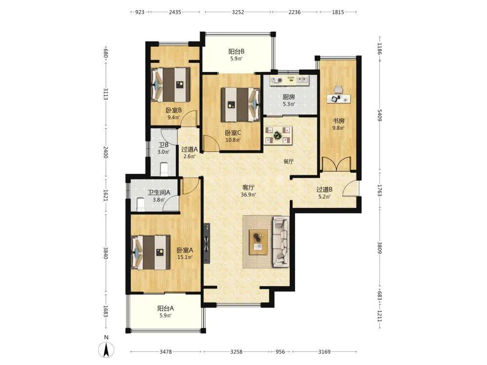 整租·中央公园城