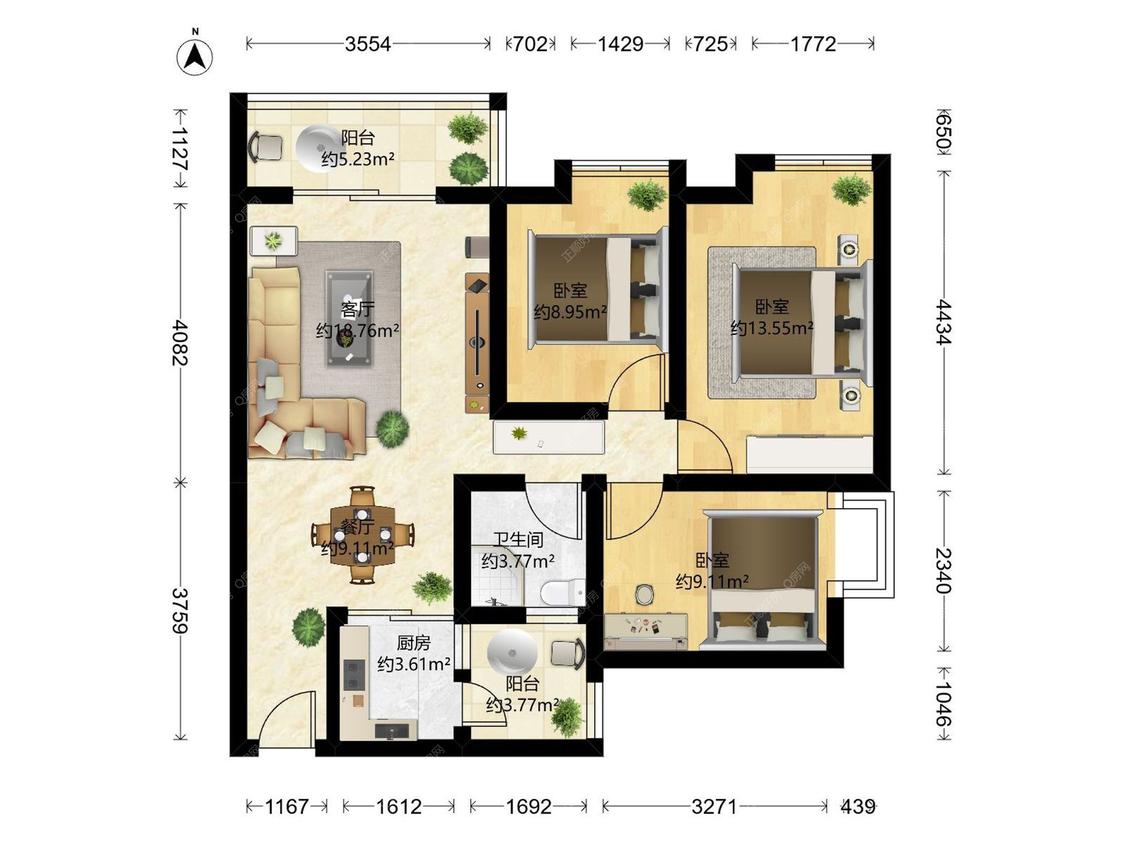 整租·田德花园(A区）