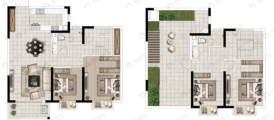 城乡居壹号苑4室2厅2卫户型图