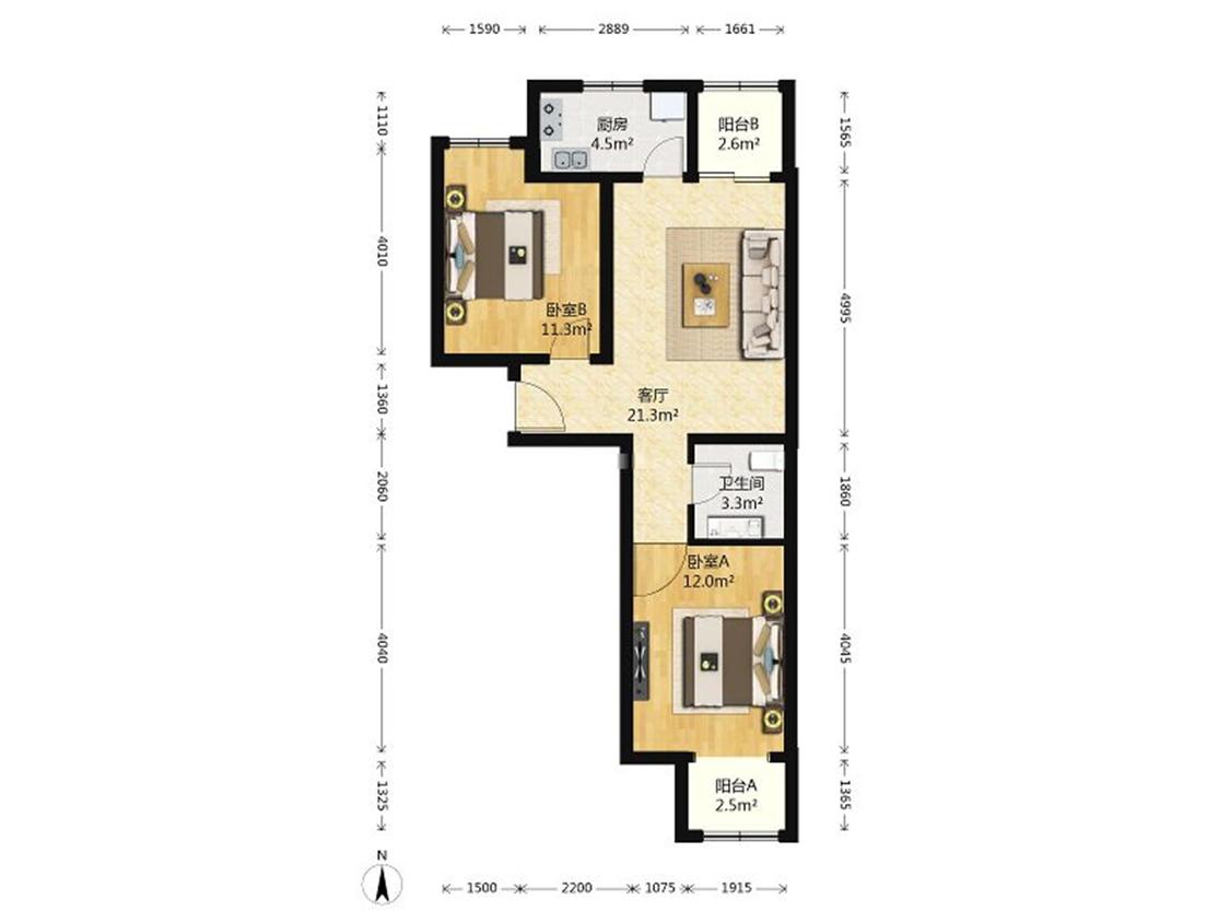 整租·珠光逸景家园(一号院)