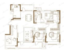 澳海白沙岛4室2厅2卫户型图